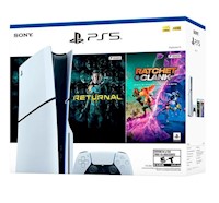 Consola PlayStation 5 Slim LECTORA + Juegos físicos Returnal y Ratchet and Clank